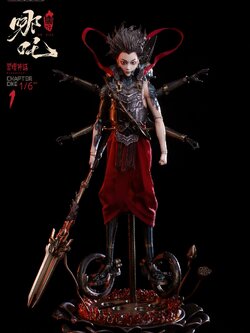 [สั่งจอง] A-Toys AT-0001 1/6 : Dark Myth-Nezha [Reissue]