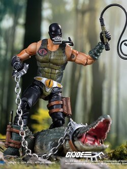 [สั่งจอง] Hiya Toys EMG0359 1/18 : Exquisite Mini Series - G.I.Joe Croc Master&Fiona