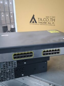 WS-C3750G-24TS-S - Catalyst 3750 24 10/100/1000 + 4 SFP Std