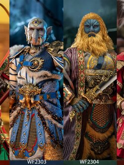 [สั่งจอง]haoyutoys 1/6 : WF2023 - WF2302 : Golden Winged Dapeng Eagle