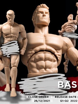[สั่งจอง]GWToys G-001 1/12 : Base body for custom