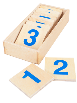 แผ่นไม้ตัวเลข 1-10 บรรจุกล่องไม้,ของเล่นไม้, ของเล่นเสริมพัฒนาการ, ของเล่นเด็ก, สื่อการสอน,มอนเตสซอรี่ ,montessori, สื่อการสอนประถม