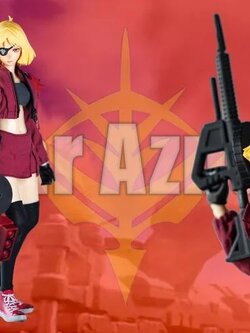 [พร้อมส่ง ] Yiya Station 1/9 : Char Aznable (23Cm) ** กล่องยับมาก**