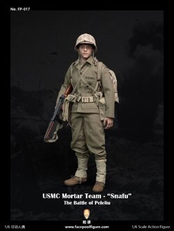 [พร้อมส่ง] Facepoolfigure 1/6 : USMC Mortar Team - “Snafu” FP-017A : Standard Edition