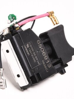 สวิทซ์ (แท้) สว่านไร้สาย Makita มากีต้า รุ่น HP330D, HP330DW (650691-3) (อะไหล่แท้100%) SWITCH