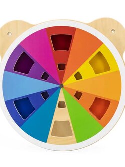 ชุดเกมติดผนังน้องหมี,เขาวงกต , แผ่นติดผนัง เกมส์ไม้ ของเล่นเสริมพัฒนาการ, ของเล่น,ของเล่นติดผนัง,แถบแม่เหล็ก