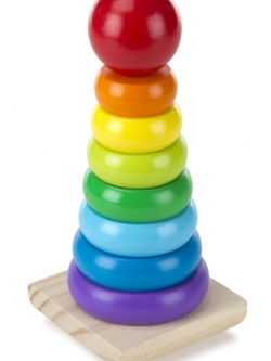 ของเล่น, ของเล่นเด็ก, จิ๊กซอว์, ตัวต่อ, ต่อเจดีย์สีรุ้ง ,ของเล่นเสริมพัฒนาการ