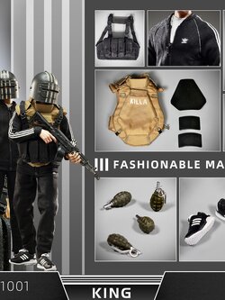 [สั่งจอง] T-NOTOYS x MCCTOYS T2021001 1/6 Fashionable Male Wardrobe Accessories