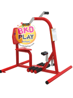 เครื่องออกกำลังกายกลางแจ้งผู้ใหญ่,บริหารขาปั่น-มือปั่น-นวดฝ่าเท้า ,ลานกีฬาอเนกประสงค์ ,สวนสาธารณะ ,เทศบาล ,หมู่บ้าน ,ผลิตในไทย ,สั่งทำตามสีที่ต้องการได้