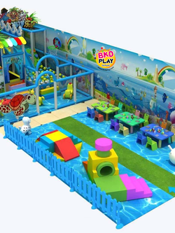 บ้านบอลเด็ก ชุด บ้านทะเลสดใส บ่อบอลพร้อมสไลเดอร์และของเล่นมากมาย นุ่มนิ่ม softplay สวนสนุก เครื่องเล่นสนามในร่ม indoorplayground รับสั่งทำบ้านบอลตามธีมสีและขนาดตามพื้นที่ได้ pre order 30-45 วัน
