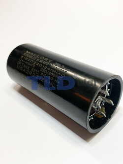 คาปาซิเตอร์สตาร์ท 124-149uf 220v ใช้กับ ปั๊มน้ำบาดาล, ปั๊มซัมเมอร์ส(ซัมเมิส), Franklin , คาปาซิเตอร์, START CAPACITOR ยี่ห้อ Mallory
