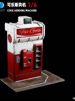 [สั่งจอง]FIVETOYS F2016 1/6 : Coca-Cola vending machine