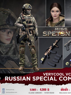 [สั่งจอง] VERYCOOL VCF-2052: 1/6 Russian Special Combat Women Soldier