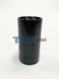 คาปาซิเตอร์สตาร์ท 43-50uf 220v ใช้กับ ปั๊มน้ำบาดาล, ปั๊มซัมเมอร์ส(ซัมเมิส), Franklin , คาปาซิเตอร์, START CAPACITOR ยี่ห้อ Mallory