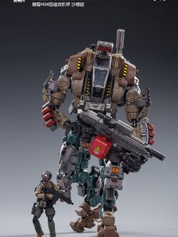 [สั่งจอง]joytoy 6973130370012 1/25 h04 : Steel Bone Armor Desert Green Ver.