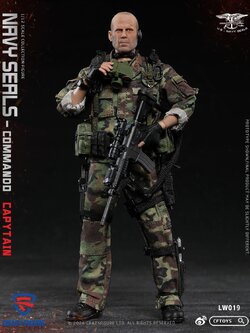[สั่งจอง] CRAZY FIGURE （CFTOYS）LW019 1/12 : SEAL Special Assault Team-Captain