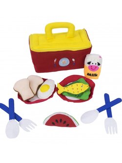 ชุดกระเป๋าทานอาหารนุ่มนิ่ม 14 ชิ้น,ของเล่นเสริมพัฒนาการ ,ของเล่นเสริมทักษะ,ของเล่นเด็ก, สื่อการสอนอนุบาล