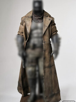 [พร้อมส่ง]TOPO TP014 1/6 : Leather like Long Coat เฉพาะเสื้อคลุมผ้า แถมโบนัสรอบพรี ผ้าพันคอ สายรัดแขน เข็มขัด