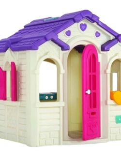 บ้านเจ้าหญิงชมพูม่วง บ้านของเล่น ,บ้านเด็ก ,บ้านพลาสติกของเล่นเด็ก,พร้อมส่ง