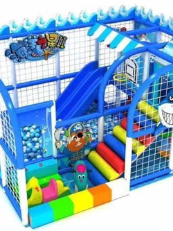 บ้านบอลเด็ก ชุด ปลาฉลามน้อย บ่อบอลพร้อมสไลเดอร์และของเล่นมากมาย นุ่มนิ่ม softplay สวนสนุก เครื่องเล่นสนามในร่ม indoorplayground รับสั่งทำบ้านบอลตามธีมสีและขนาดตามพื้นที่ได้ pre order 30-45 วัน