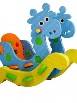 ยีราฟคอยาวโยกเยก อีวีเอ ของเล่นสนาม , โยกเยก , ของเล่นเสริมพัฒนาการ สินค้าพร้อมส่ง