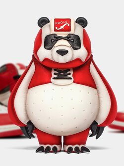 [สั่งจอง]Fools Paradise FP031 KAKKOII TAIKETSU // PANDA 23 (26cm)