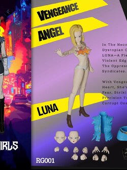 [สั่งจอง]HITToys 1/12 : Rebel Girls Series Wave One Vengenance