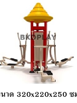 เครื่องออกกำลังกาย กลางแจ้ง ชุดก้าวเดิน สกีบก เดินอากาศ ลานกีฬา อเนกประสงค์ สนามกีฬา