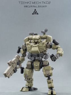 [สั่งจอง]ชุดเกราะกระดูกเหล็กตะลุยสงคราม JOYTOY （JTDS003） 21cm Iron Bone 02 Attacker Armor Assembly