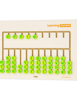 Learning Alphabet, ตัวอักษรภาษาอังกฤษ, แผ่นติดผนัง เกมส์ไม้ ของเล่นเสริมพัฒนาการ, ของเล่น,ของเล่นติดผนัง,แถบแม่เหล็ก สำเนา