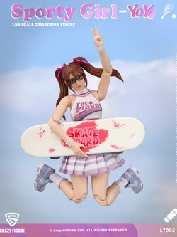 [สั่งจอง]CRAZY FIGURE LT005 1/12 : Sports Girl-Youyou