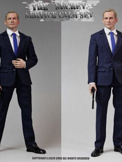 [สั่งจอง] CUKE TOYS MA-009A/B The Secret Service Calm Set Grey/Blue