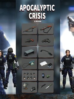 [สั่งจอง]Doomsday Crisis RPD Police Officer Suit（แพ็คคู่ Clay/neil)1/12