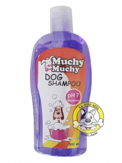 แชมพูสุนัข พรีเมี่ยม กลิ่นอัญชัญ Muchy Muchy 500 ml.
