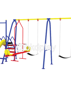 ชิงช้าผสม+สไลเดอร์ เครื่องเล่นสนามเหล็ก ,ชิงช้า,สไลเดอร์, เครื่องเล่นสนามกลางแจ้ง ของเล่นเด็ก,เครื่องเล่นโรงเรียน,งานสั่งผลิต 10-20 วัน