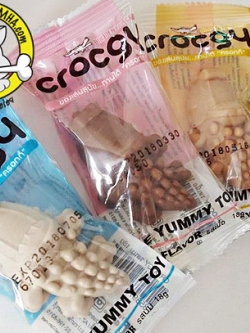 Crocgy ของเล่นขัดฟันรูปจระเข้ ไซส์เล็ก 18g 1 ชิ้น