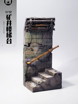 [สั่งจอง]mmmtoys M2206 1/12 : Mine Staircase