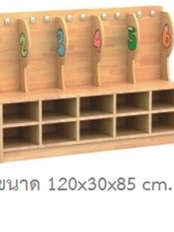 ชั้นวางของพร้อมตะขอแขวน 5 ล็อก ,ชั้นเก็บที่นอนและกระเป๋า,ตู้ล็อคเกอร์ไม้ แขวนกระเป๋า , เฟอร์นิเจอร์เด็ก,พร้อมส่ง