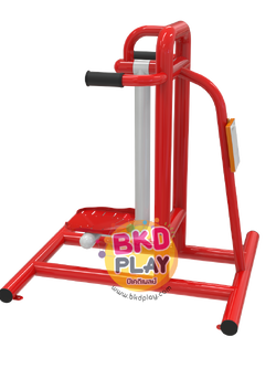 เครื่องออกกำลังกายกลางแจ้งผู้ใหญ่, บริหารข้อ สะโพก แบบแกว่งตัว ลานกีฬาอเนกประสงค์, เทศบาล,หมู่บ้าน,ผลิตในไทย, สั่งทำตามสีที่ต้องการได้ ขนาด 60x100x120 ซม.