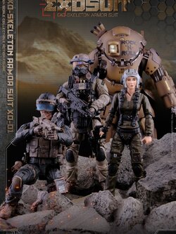 [พร้อมส่ง]SoldierStory SSE001 1/18 : EXO-Skeleton Armor Suit XO-01 Collectible Action Figure