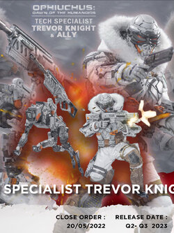 [สั่งจอง] JackalX 1/6 : Tech Specialist Trevor Knights & Ally