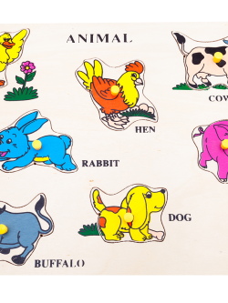 ภาพตัดต่อ สัตว์เลี้ยงภาษาอังกฤษ กระดานหมุด สัตว์เลี้ยงภาษาอังกฤษ , ของเล่นไม้, ของเล่นเสริมพัฒนาการ, ของเล่นเด็กอนุบาล, สื่อการสอนเด็กอนุบาล