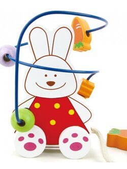 เกมลากแครอทอยู่ไหน กระต่าย,ของเล่น,ของเล่นไม้,ใส่หลัก,เส้นทาง,ลาก,ของเล่นเสริมทักษะการเรียนรู้, ของเล่นเสริมพัฒนาการเด็กอนุบาล, สื่อการสอนปฐมวัย, พร้อมส่ง