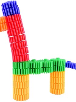 ตัวต่อฟันเฟือง 45 ชิ้น พลาสติก,ตัวต่อ , ส่งเสริมการเรียนรู้ ,ของเล่นเสริมพัฒนาการ,ของเล่น , สื่อการสอน ,เสริมจินตนาการ