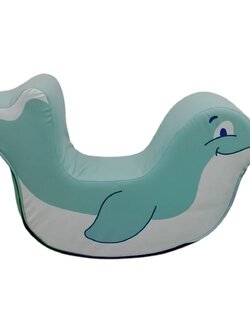 โยกเยกนุ่มนิ่มโลมา ,ราคาต่อ1ตัว โยกเยกสัตว์นุ่มนิ่ม โซฟาเด็ก, เบาะนุ่มนิ่ม, soft play, indoor playground ,ของเล่นสนาม