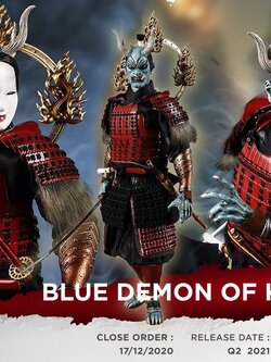 [สั่งจอง]COOMODEL 1/6 NIGHTMARE SEIRES (DIECAST ALLOY) BLUE DEMON OF KONGOBU (SURA VERSION)