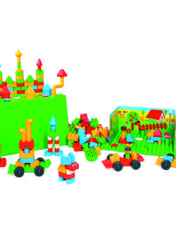 ชุดตัวต่อสร้างเรื่องราวด้วยตัวเรา 218 ชิ้น พร้อมฉากนิทาน, โลโก้เด็ก, ส่งเสริมการเรียนรู้ ,ของเล่นเสริมพัฒนาการ,ของเล่น , สื่อการสอน ,เสริมจินตนาการ, พร้อมส่ง