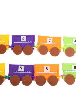 รถไฟต่อตัวเลข ของเล่นเสริมพัฒนาการ ,ของเล่นเสริมทักษะ,ของเล่นเด็ก, สื่อการสอนอนุบาล