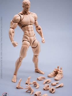 [พร้อมส่ง]Wind Toys 1/12 : Super Action Male Body (ผิวขาว)"