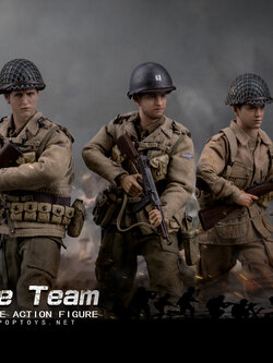 [สั่งจอง] POPTOYS 1/12 CMS004 WWII US Rescue Squad Captain/Shooter/Soldier